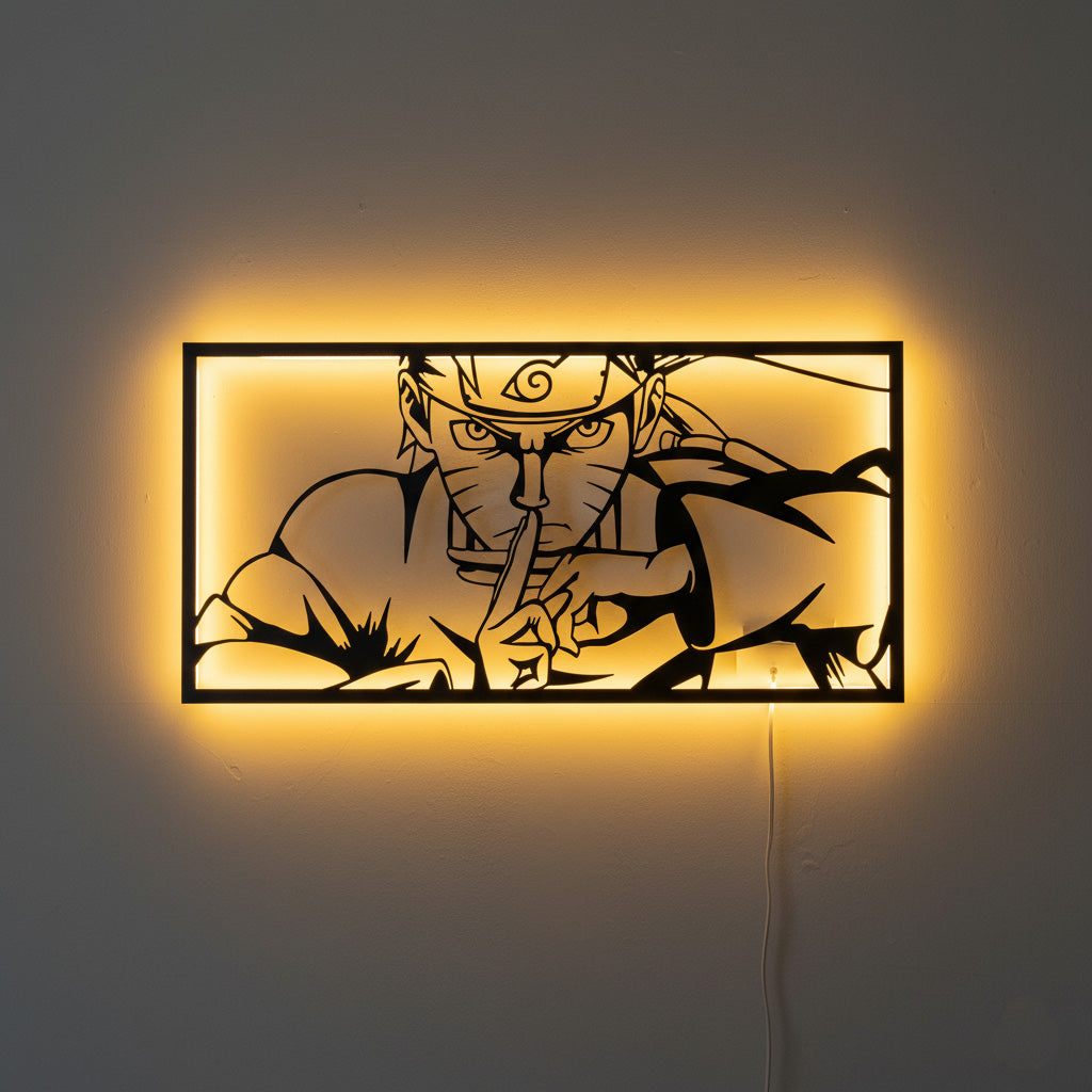 Naruto Anime »» ١۰۰ سال Metal Frame With Light