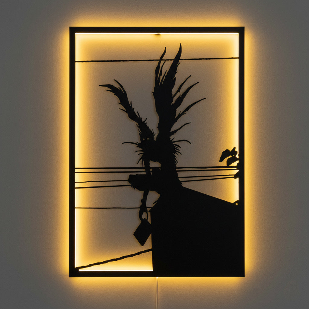 Ryuk - Death Note »» ١۰۰ سال Metal Frame With Light