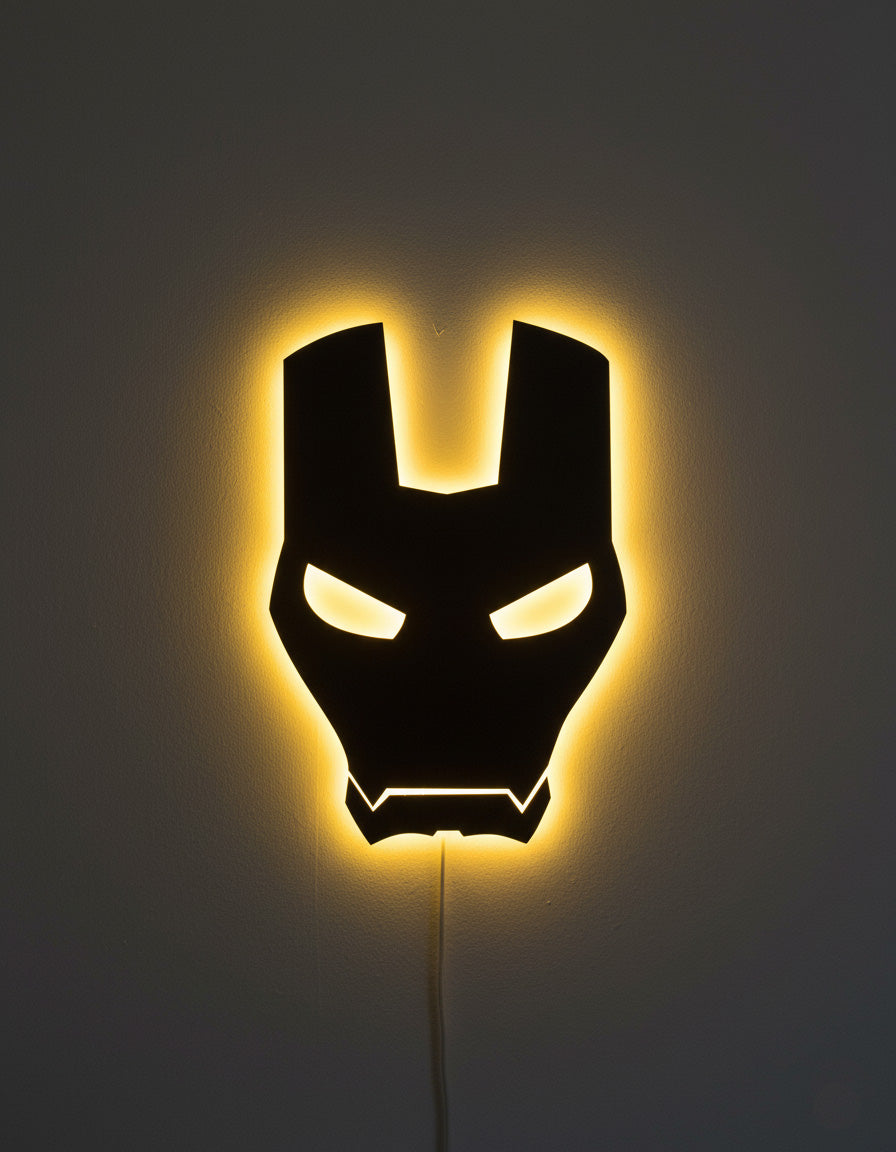 UNDER 1500 - Iron Man Metal Frame With Light »» ١۰۰ سال