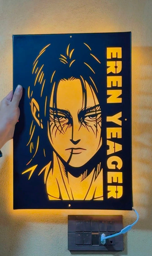 Eren Yeager  »»   ١۰۰ سال Metal Frame With Light